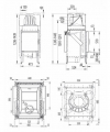 Austroflamm KV 45x51 K obojstranné