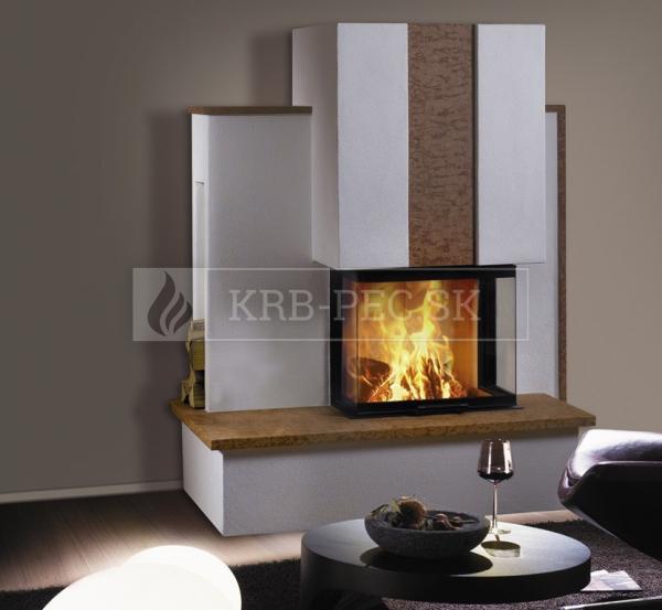 Austroflamm KV 71x57 S trojstranné