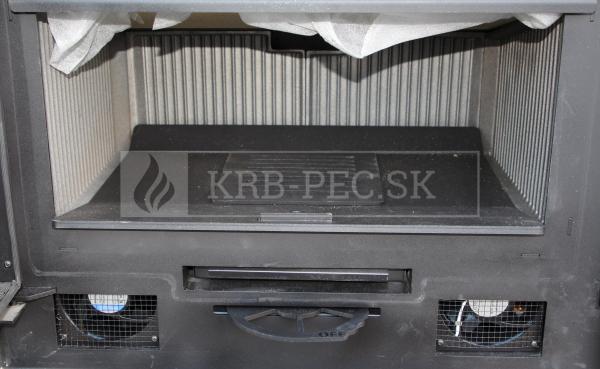 Hergóm SERE 70 krbová kazeta čierna s liatinovým ohniskom krb-pec