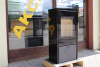 Romotop LAREDO F 01 kvalitné, designové, oceľové krbové kachle a keramikou krb-pec