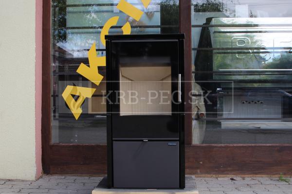 Romotop LAREDO F 01 kvalitné, designové, oceľové krbové kachle a keramikou krb-pec