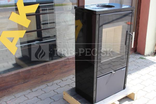 Romotop LAREDO F 01 kvalitné, designové, oceľové krbové kachle a keramikou krb-pec