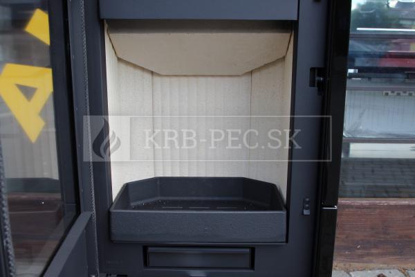 Romotop LAREDO F 01 kvalitné, designové, oceľové krbové kachle a keramikou krb-pec