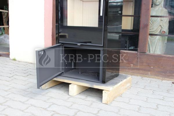 Romotop LAREDO F 01 kvalitné, designové, oceľové krbové kachle a keramikou krb-pec