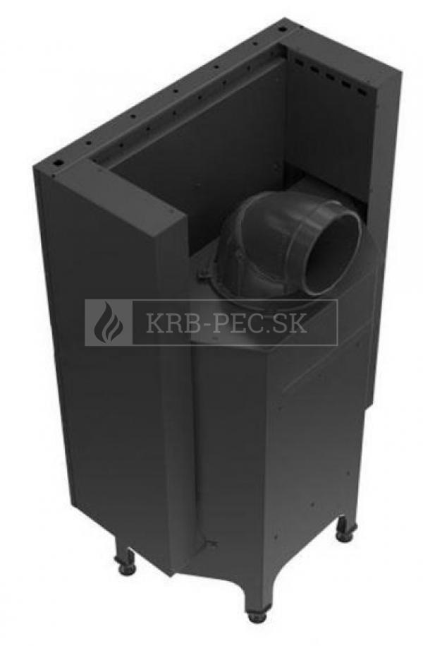 Kratki NADIA 10 G krbová vložka s výsuvnými dvierkami a rovným presklením krb-pec