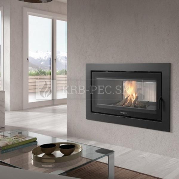 Hergom SERE 100 2C krbová kazeta s priehľadným presklením krb-pec