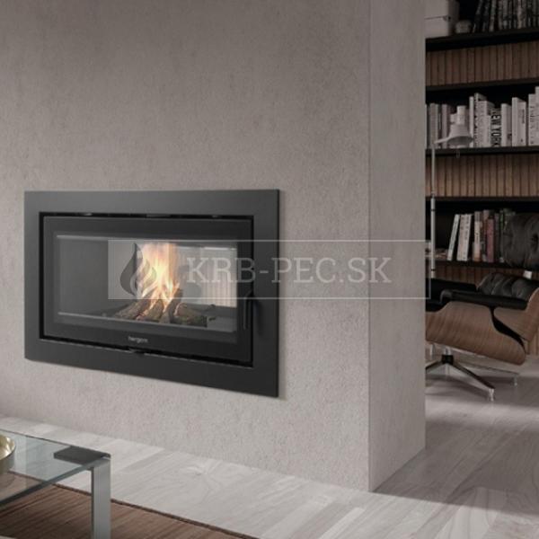 Hergom SERE 100 2C krbová kazeta s priehľadným presklením krb-pec