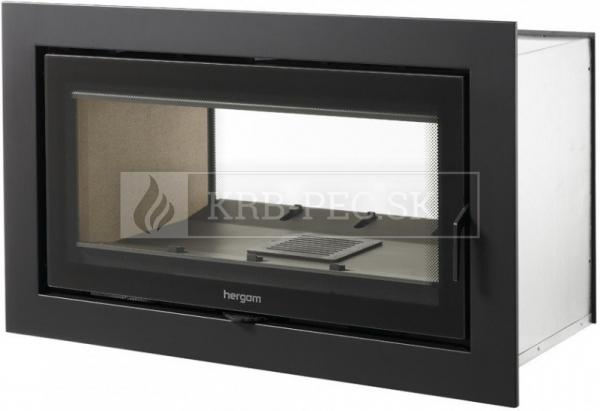 Hergom SERE 100 2C krbová kazeta s priehľadným presklením krb-pec