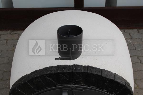 Pizza pec Brazz 100 vpredu izolovaná krb-pec