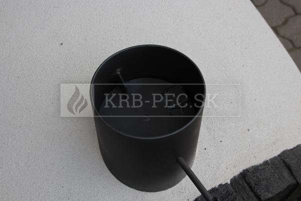Pizza pec Brazz 100 vpredu izolovaná krb-pec