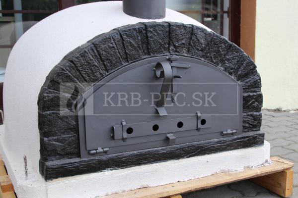 Pizza pec Brazz 100 vpredu izolovaná krb-pec