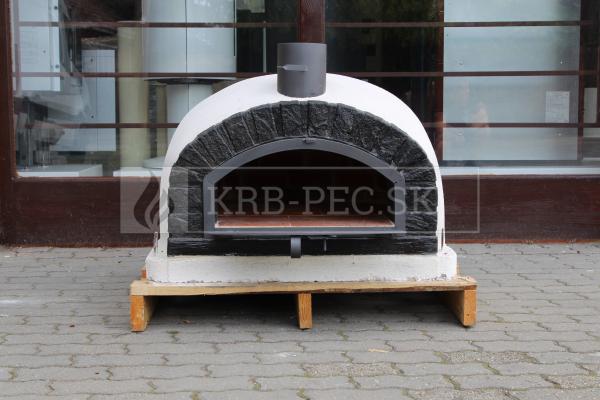 Pizza pec Brazz 100 vpredu izolovaná krb-pec