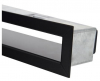 Krbová mriežka TUNEL 6x60 cm čierna
