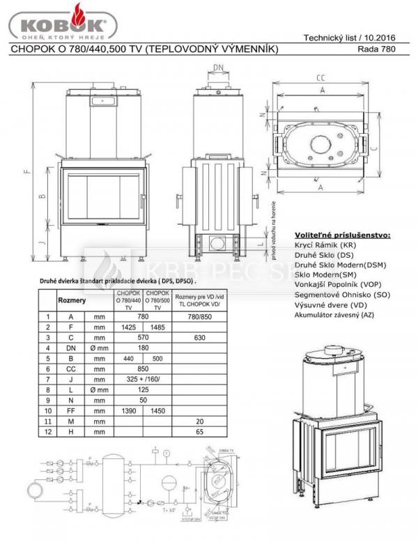 CHOPOK O 780/440,500 TV