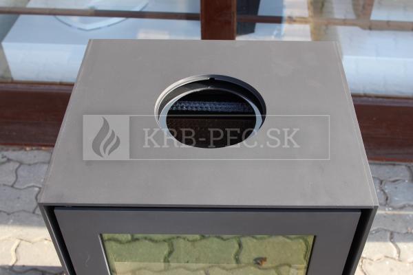 Nestor Martin TQH13 teplovzdušné krbové kachle s rovným presklením krb-pec