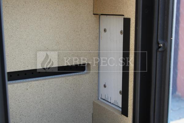 Nestor Martin TQH13 teplovzdušné krbové kachle s rovným presklením krb-pec
