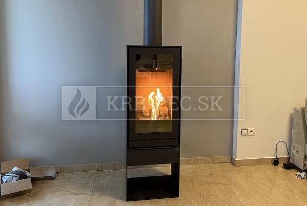 Nestor Martin TQH13 teplovzdušné krbové kachle s rovným presklením krb-pec