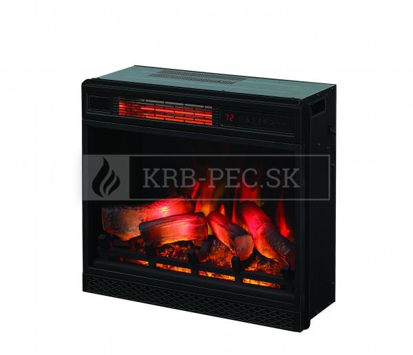 Classic Flame Kemi biely 3D elektrický krb krb-pec