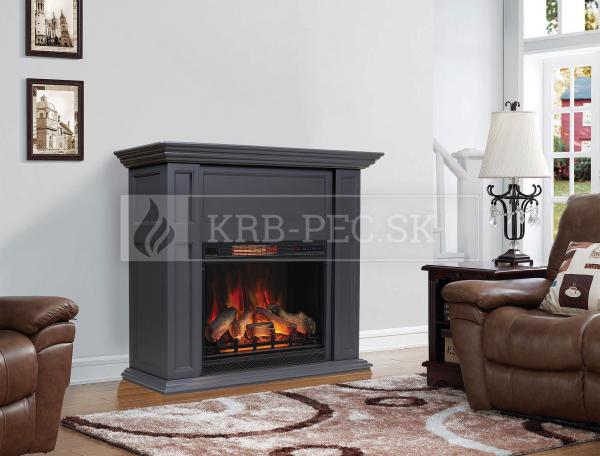 Classic Flame Sula grafit 3D elektrický krb krb-pec