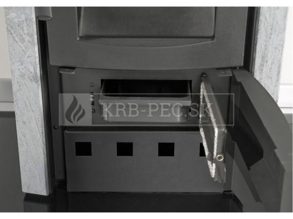 La Nordica Ester s rúrou sálavá piecka s liatinovým ohniskom krb-pec