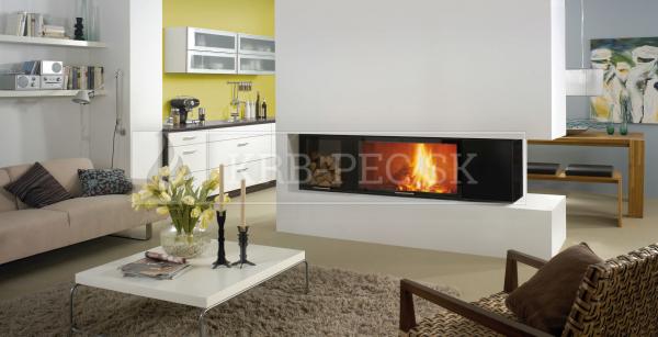 Spartherm Varia M100 rovná kozubová vložka krb-pec