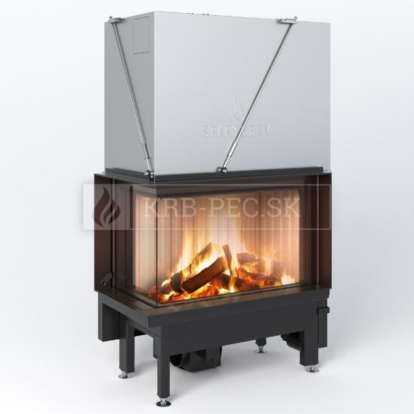 Spartherm Premium V 2LR 80h rohová kozubová vložka krb-pec