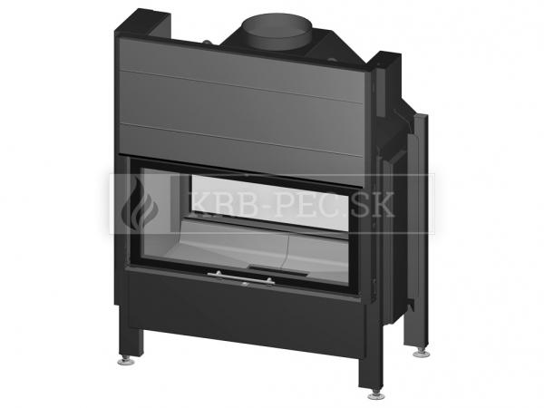 Spartherm Varia A FDh obojstranná kozubová vložka s výsuvnými dvierkami krb-pec