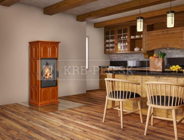 Hein Gremio 2 klasické keramické kachle krb-pec