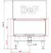 BeF Royal V 10 C teplovzdušná krbová vložka trojstranná s výsuvnými dvierkami krb-pec