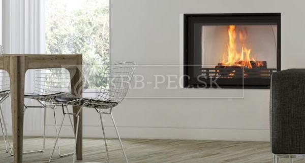 BeF Royal 8 teplovzdušná krbová vložka rovná krb-pec