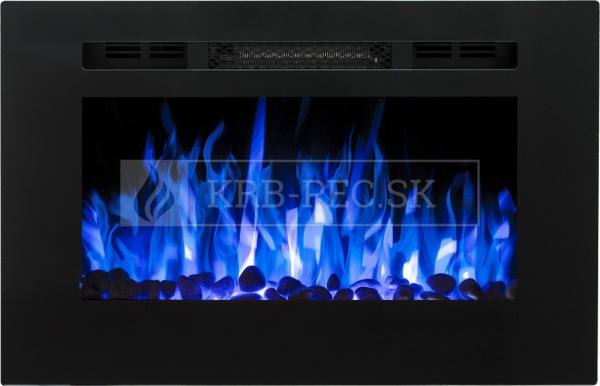 Aflamo Majestic 26 moderný elektrický krb s 3D efektom plameňa krb-pec