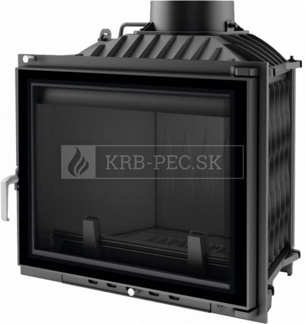 Kratki Eryk Glass teplovzdušná krbová vložka s dvojitým sklom Glass krb-pec