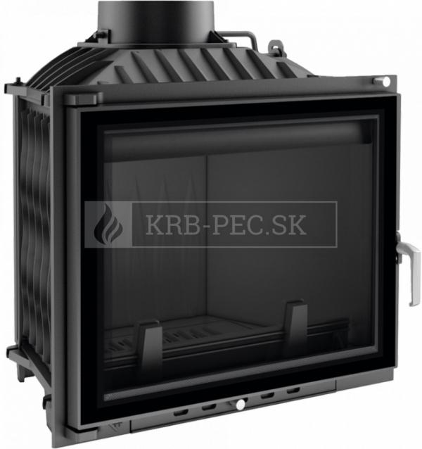 Kratki Eryk Glass teplovzdušná krbová vložka s dvojitým sklom Glass krb-pec