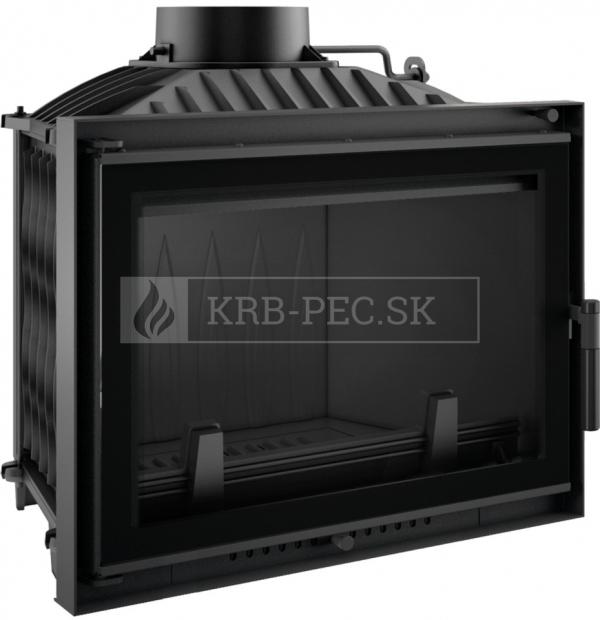 Kratki Wiktor DECO teplovzdušná krbová vložka s dizajnovým sklom krb-pec