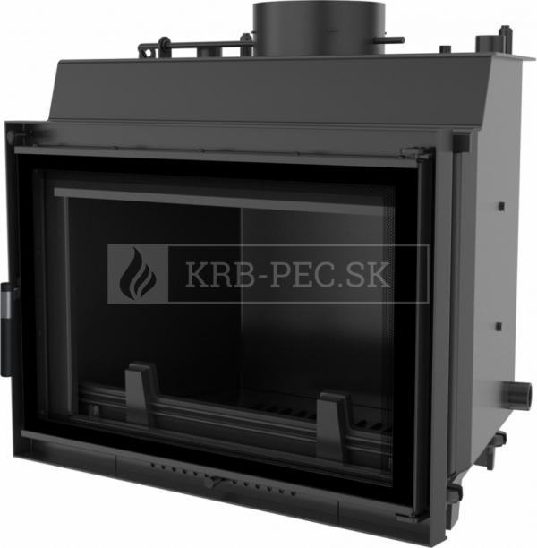 Kratki Wiktor DECO W krbová vložka s teplovodným výmenníkom a DECO sklom krb-pec