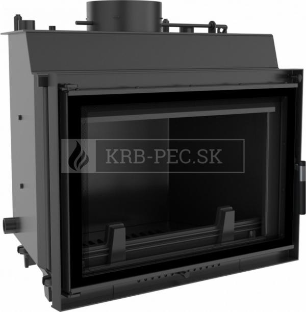Kratki Wiktor DECO W krbová vložka s teplovodným výmenníkom a DECO sklom krb-pec