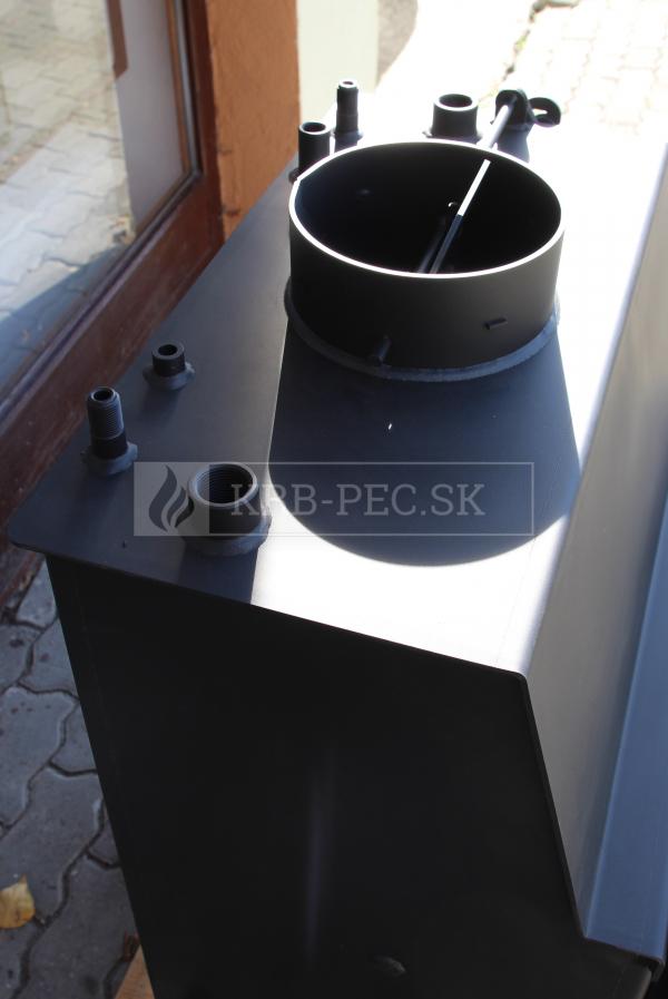 Kratki Zuzia 15 DECO W krbová vložka s teplovodným výmenníkom a DECO sklom krb-pec