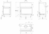 Kratki Oliwia 22 BS P DECO W teplovodná krbová vložka pravé bočné presklenie DECO krb-pec