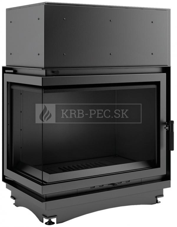 Kratki Amelia 24 BS L W teplovodná krbová vložka ľavé presklenie krb-pec