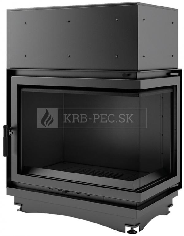 Kratki Amelia 24 BS P W teplovodná krbová vložka pravé krb-pec