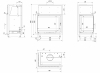 Kratki Amelia 24 BS L DECO W teplovodná krbová vložka ľavé bočné presklenie DECO krb-pec