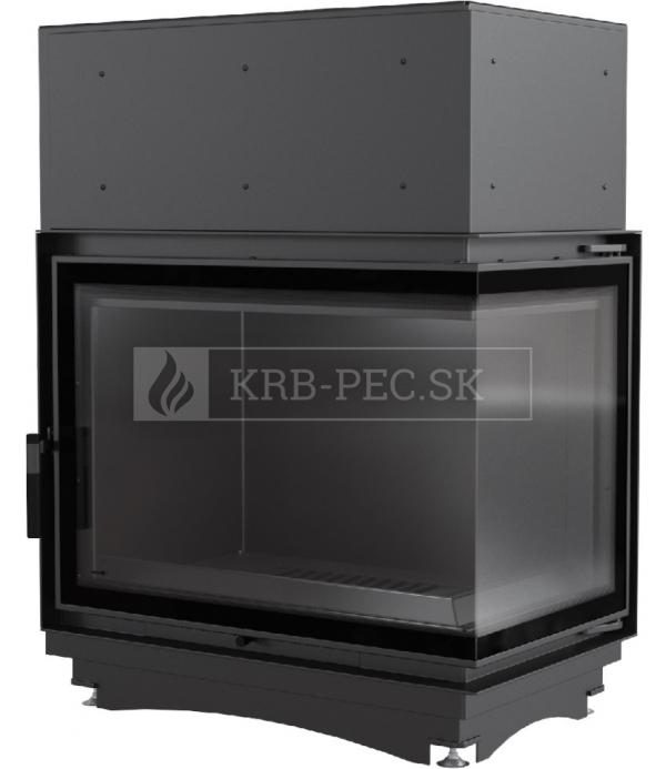 Kratki Amelia 24 BS P DECO W teplovodná krbová vložka pravé bočné presklenie DECO krb-pec