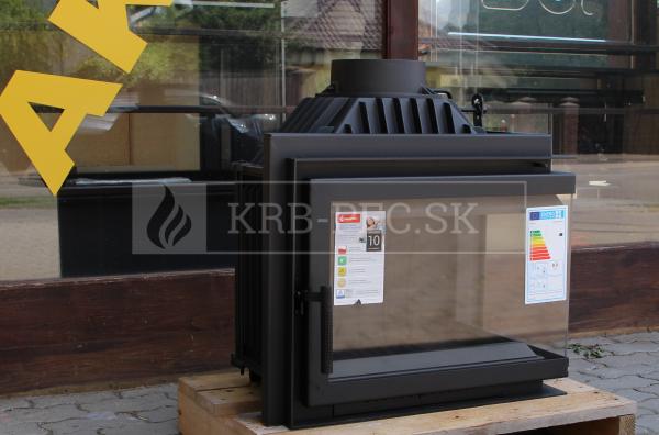 Kratki Simple BS P rohová teplovzdušná krbová vložka s deleným sklom pravé krb-pec