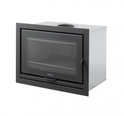 Hergom SERE 100 krbová kazeta čierna - čelný rám model 3 krb-pec