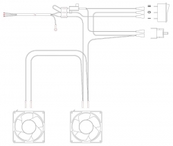 Hergom SERE 100 krbová kazeta čierna - ventilátor_nákres krb-pec
