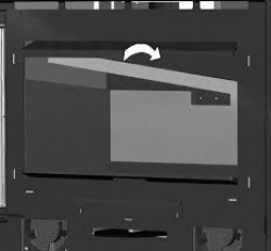 Hergom SERE 100 krbová kazeta čierna - externý prívod vzduchu krb-pec