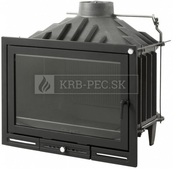 Hergóm HGB-70 liatinová krbová vložka čierna krb-pec