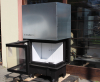 Kratki VNP 810/410 G výkonný rohový krb s výsuvným otváraním dvierok pravé krb-pec