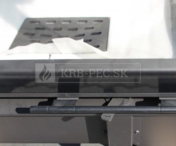 Kratki VNP 810/410 G výkonný rohový krb s výsuvným otváraním dvierok pravé krb-pec