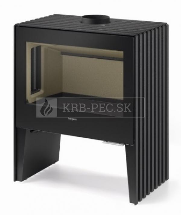 Hergóm GLANCE L voľne stojace liatinové krbové kachle krb-pec
